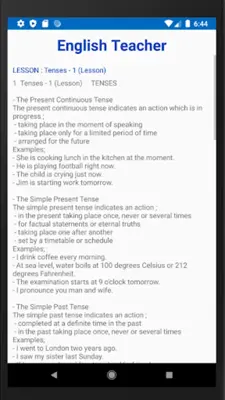 English Teacher android App screenshot 0