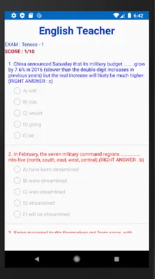 English Teacher android App screenshot 1